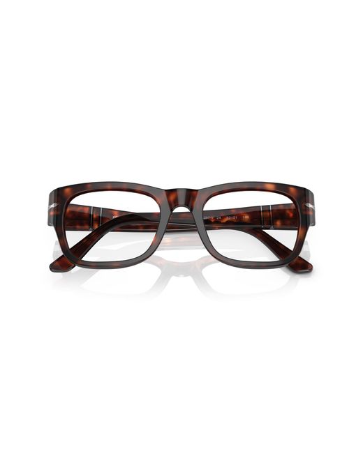 Persol Black Po3297V 24 Optical Frames Acetate Transparent Squared Normal