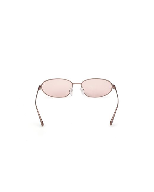 MAX&Co. Black Mo0160 35E Sunglasses Metal Round Normal