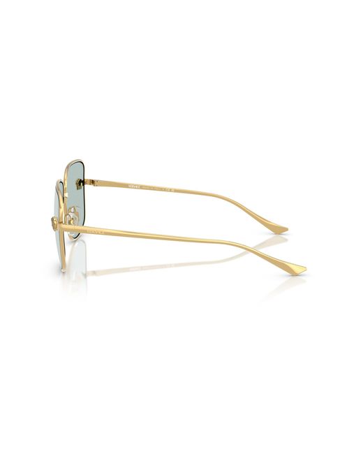 Versace Black Ve2282 10029C Sunglasses Metal Light Squared Normal