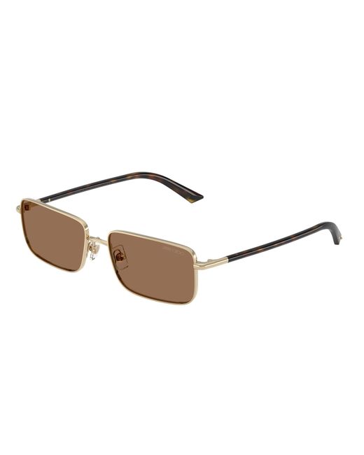 Jimmy Choo Black Jc4027 300673 Sunglasses Metal Squared Normal