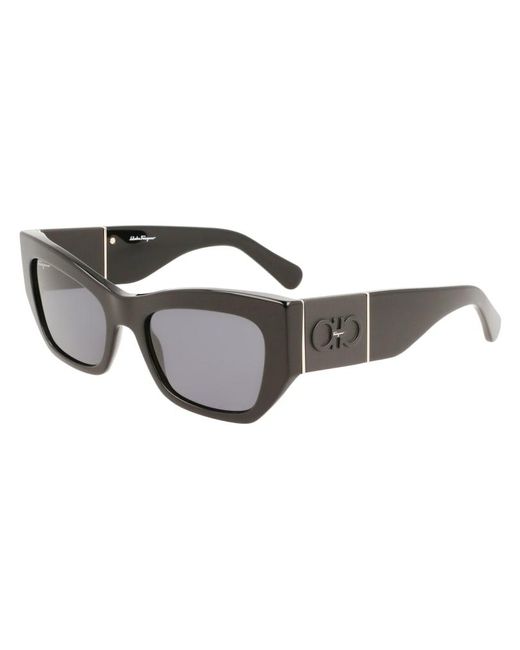 Ferragamo Black Sf1059S 001 Sunglasses Acetate Squared Normal