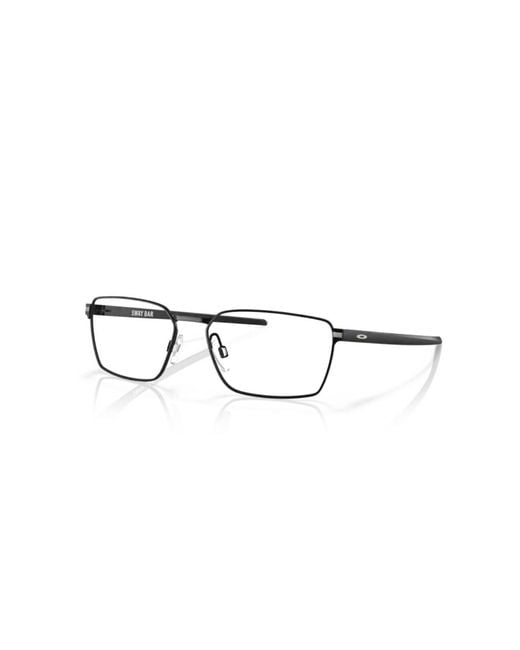 Oakley Black Ox5073 Sway Bar 507301 Optical Frames Titanium Squared for men