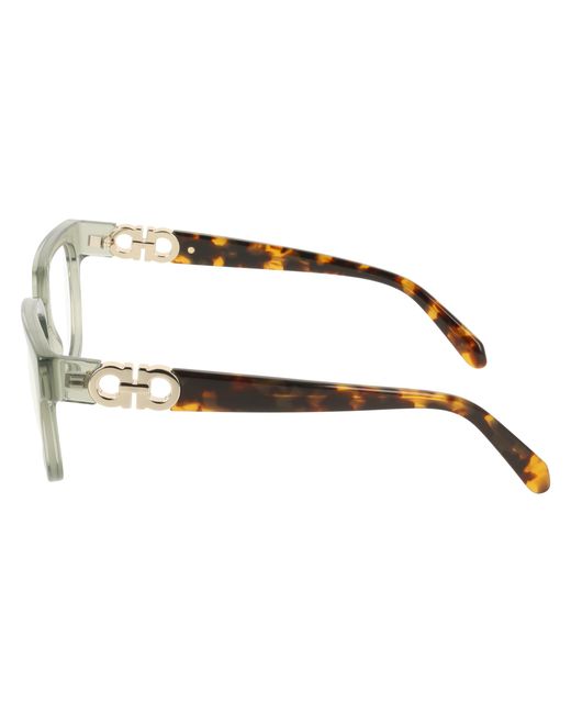 Ferragamo Black Sf3056 313 Optical Frames Acetate Squared Normal