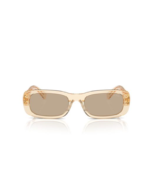 Miu Miu Black Mu 08Zs 11T40F Sunglasses Acetate Squared Normal