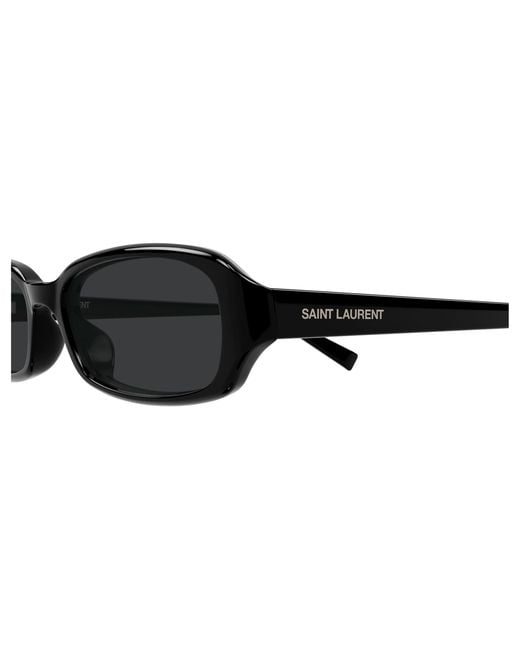 Saint Laurent Black Sl 872 Erin 001 Sunglasses Acetate Round