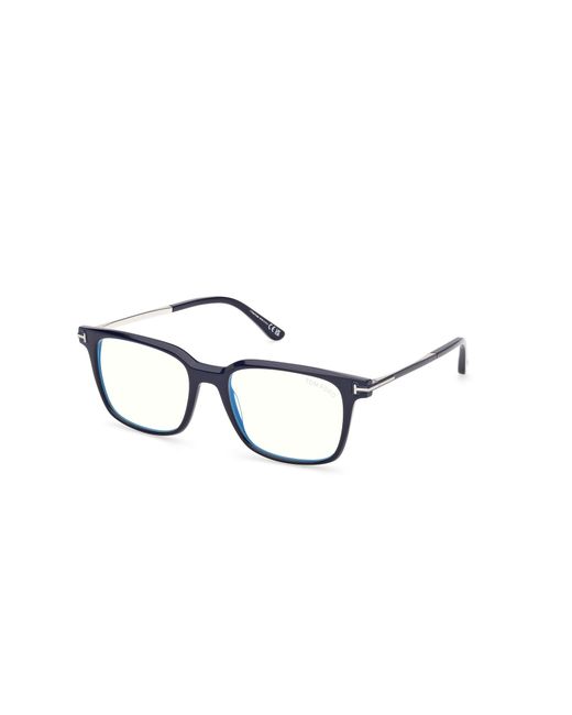 Tom Ford Black Ft6124-B 090 Optical Frames Acetate Squared Normal for men