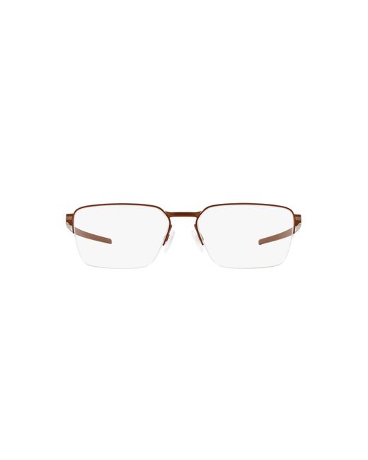 Oakley Black Ox5076 L507603 Optical Frames Titanium Transparent Round Normal for men
