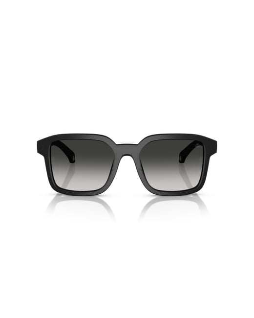 Moncler Black Me6006 Quaderna 30103C Sunglasses Acetate Squared Normal Nuanced