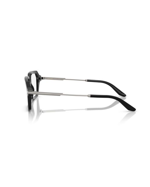Dolce & Gabbana Black Dg3401 501 Optical Frames Acetate Transparent Squared Normal for men