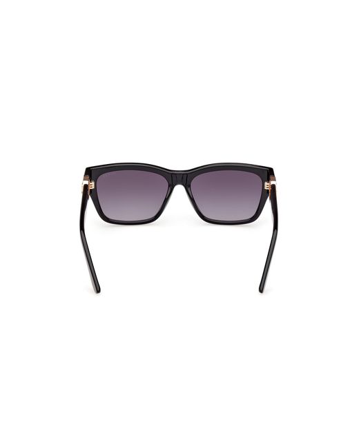Guess Black Gu00105 01B Sunglasses Injected Squared Normal Shaded