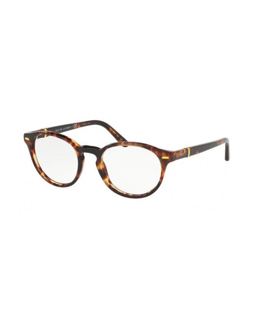 Polo Ralph Lauren Black Ph2208 5351 Optical Frames Plastic Pantos for men