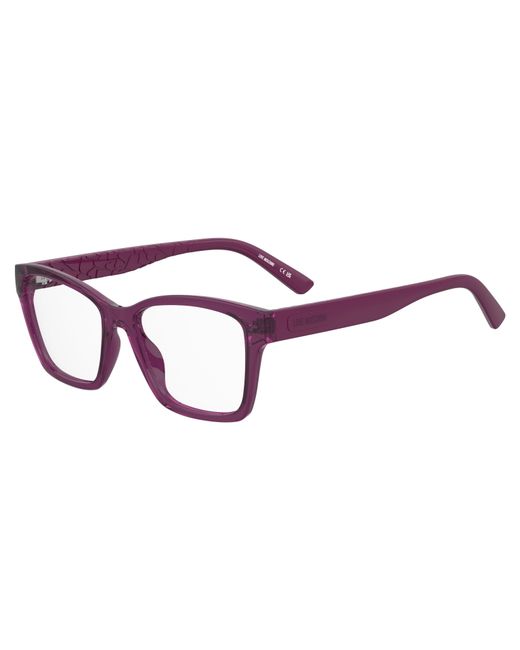 Moschino Black Mol686 35J Optical Frames Polyamide Squared Normal