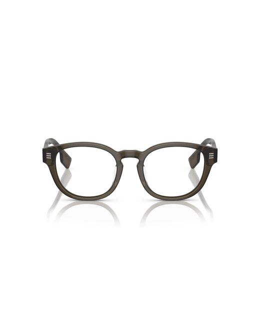 Burberry Black Be2382D Aubrey 3010 Optical Frames Acetate Transparent Round Normal for men