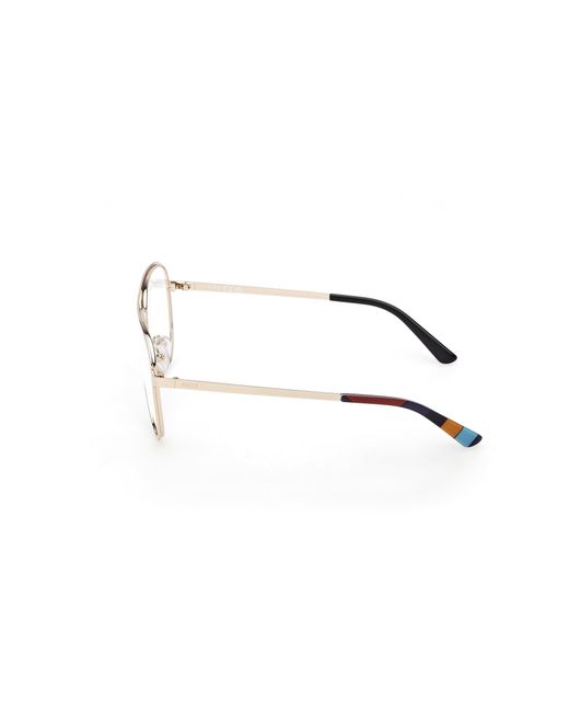 Emilio Pucci Black Ep5267 032 Optical Frames Metal Pilot Normal