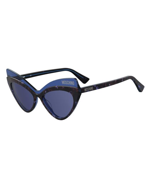 Moschino Black Mos080/S Ipr/Ku Sunglasses Acetate Cat Eye