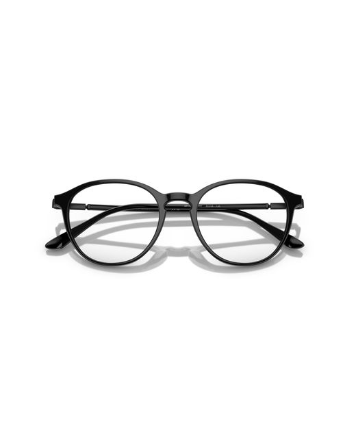 Giorgio Armani Black Ar7237 5001 Optical Frames Acetate Transparent Pantos Normal for men