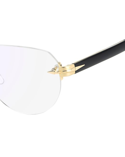 David Beckham Black Db 7145 Rhl/2Y Optical Frames Metal Pilot Normal Mirror for men