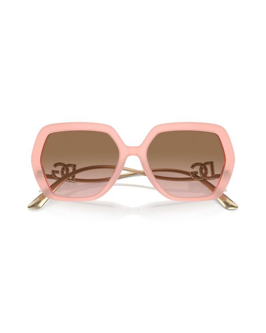 Dolce & Gabbana Black Dg4468B 343611 Sunglasses Acetate Geometric Normal Shaded