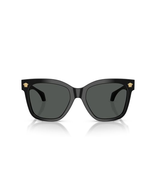 Versace Black Ve4511 Gb1/87 Sunglasses Acetate Squared Normal