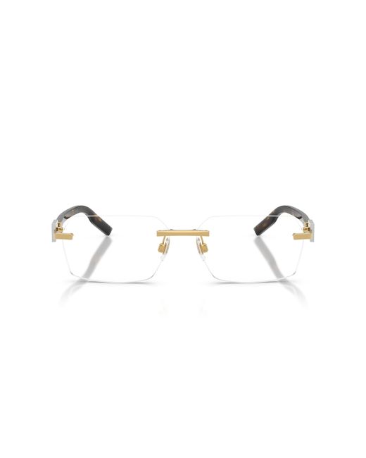 Dolce & Gabbana Black Dg1361 02 Optical Frames Metal Squared Normal for men