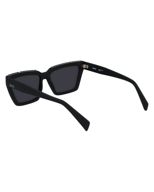 Liu Jo Black Lj793Sr 002 Sunglasses Bio-Inject Squared Normal