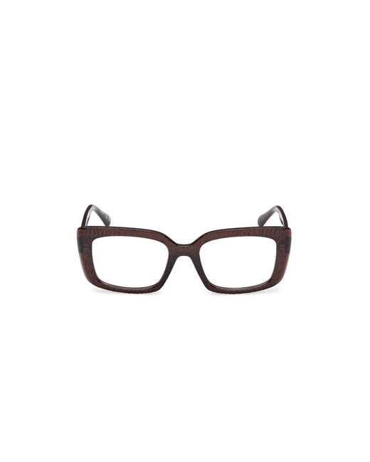 MAX&Co. Black Mo5206 048 Optical Frames Injected Squared Normal