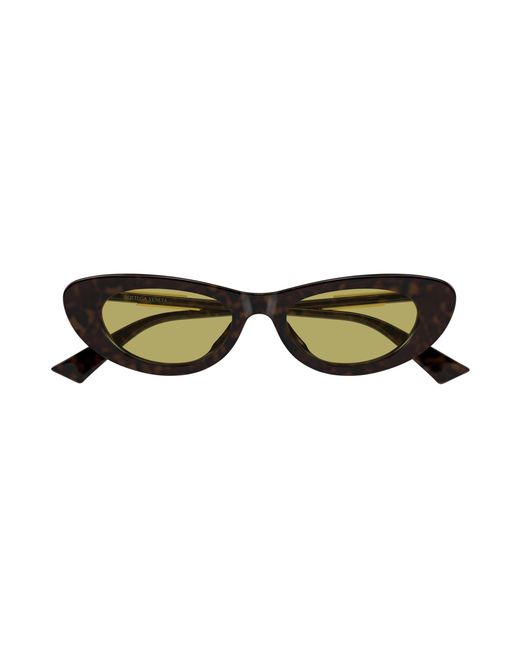 Bottega Veneta Black Bv1447S 002 Sunglasses Acetate Cat Eye