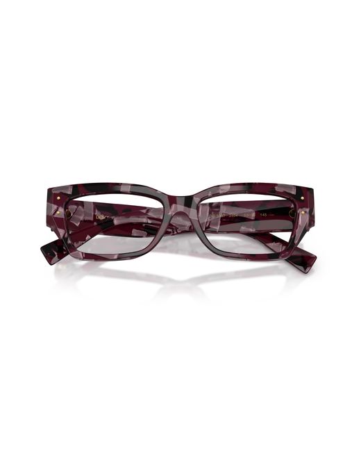 Dolce & Gabbana Black Dg3387 3464 Optical Frames Acetate Squared Normal