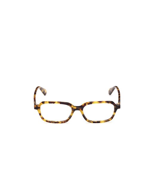 MAX&Co. Black Mo5218 053 Optical Frames Acetate Squared Normal