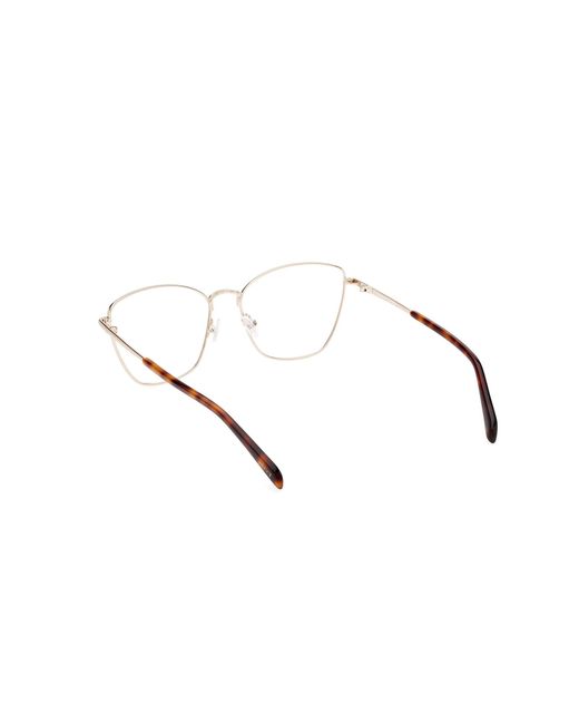 Emilio Pucci Black Ep5243 032 Optical Frames Metal Squared Normal