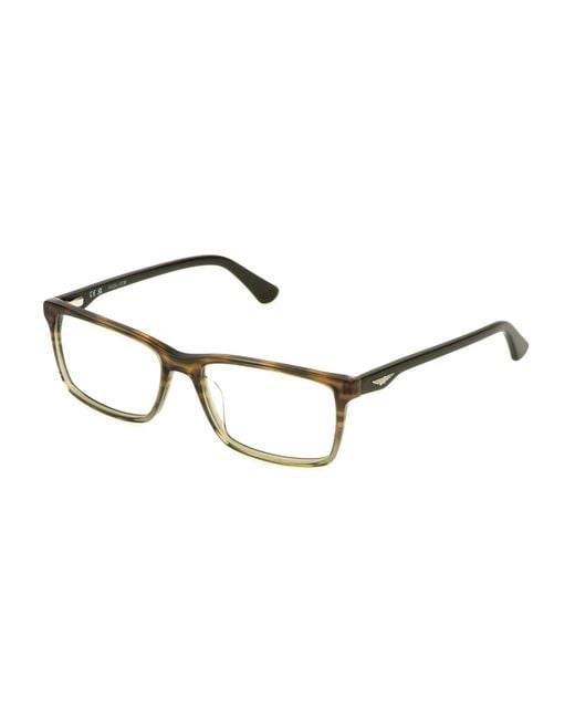 Police Black Vpln82 Origins Lite 24 0Gg6 Optical Frames Acetate Squared for men