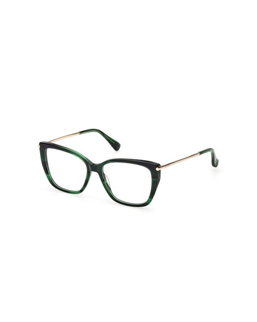 Max Mara Black Mm5007 098 Optical Frames Acetate Squared Normal