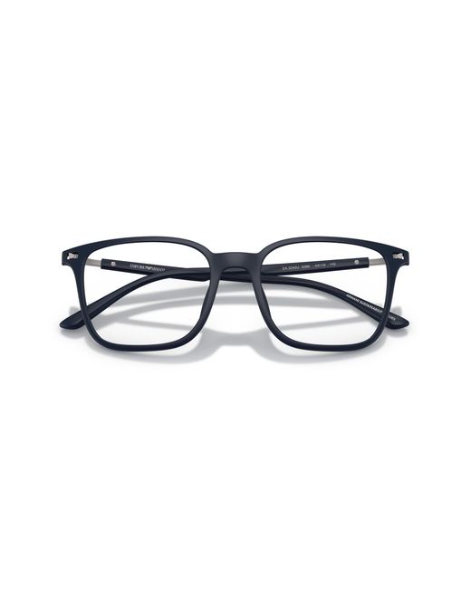 Emporio Armani Black Ea3242U 5088 Optical Frames Injected Squared Normal for men
