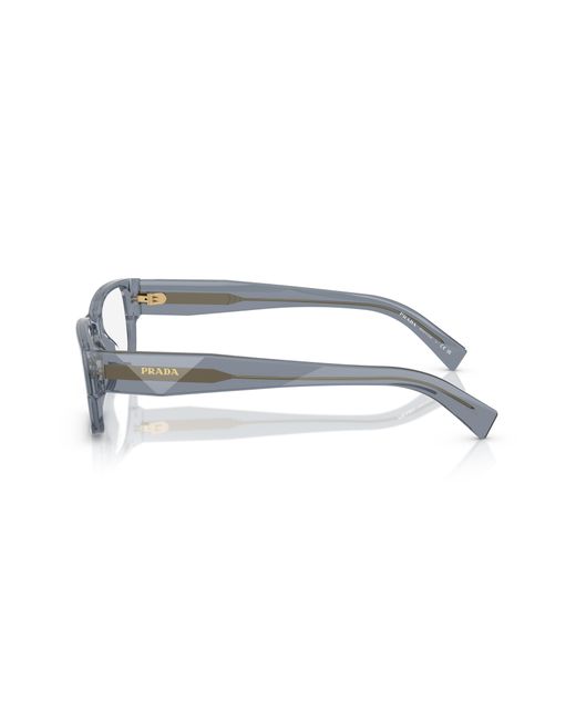 Prada Black Pr B09V 17T1O1 Optical Frames Acetate Transparent Squared Normal for men