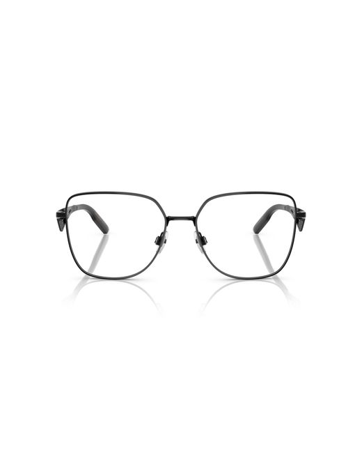 Dolce & Gabbana Black Dg1358 01 Optical Frames Metal Transparent Squared Normal