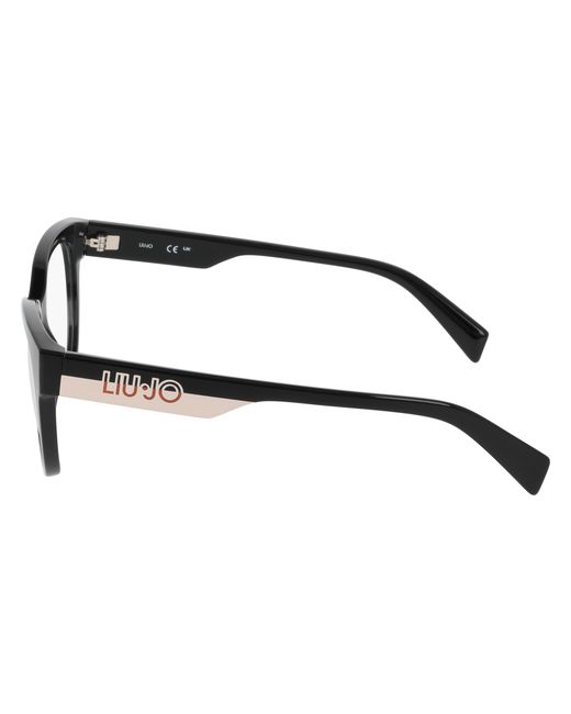 Liu Jo Black Lj2820 001 Optical Frames Bio-Inject Geometric Normal