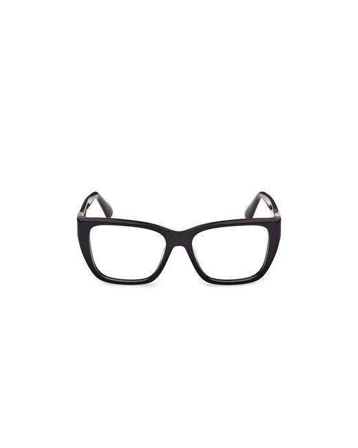 MAX&Co. Black Mo5213 001 Optical Frames Acetate Squared Normal