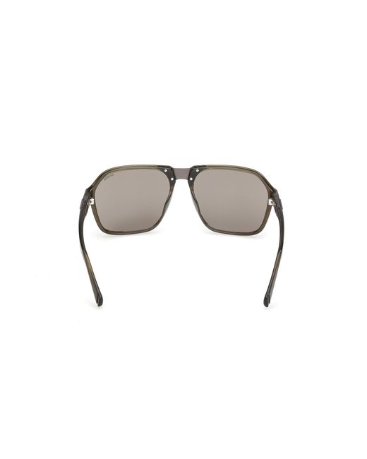 Guess Gray Gu00302 96A Sunglasses Injected Smoke Squared Normal for men
