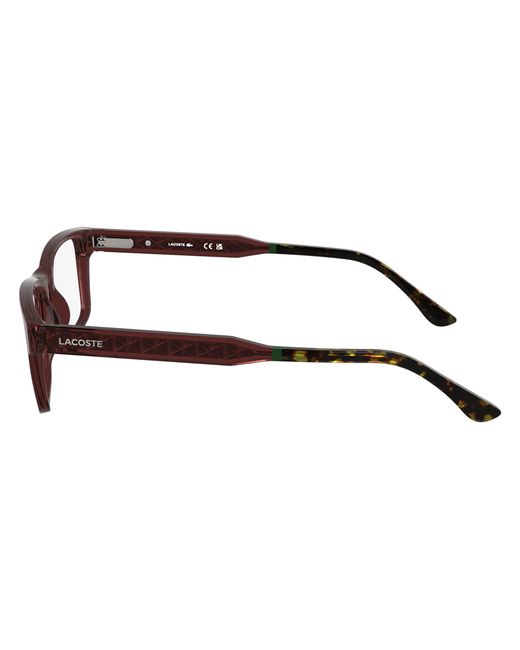 Lacoste Black L2977 601 Optical Frames Bio-Inject Squared Normal for men