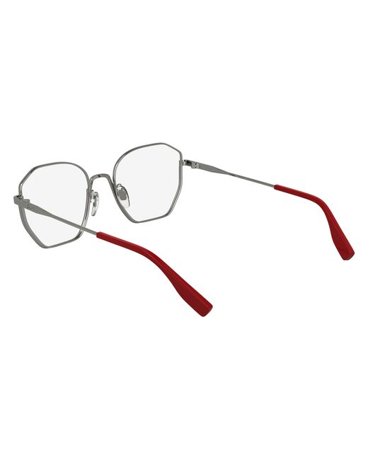 Karl Lagerfeld Black Kl356 638 Optical Frames Metal Squared Normal