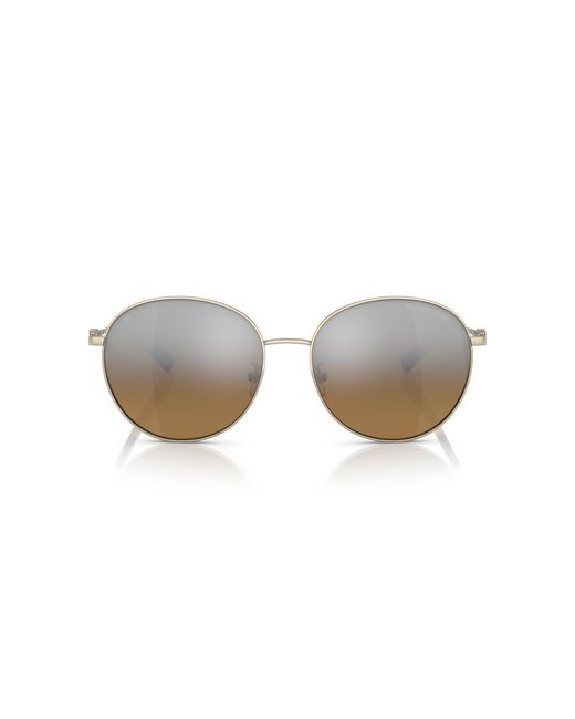 Michael Kors Black Mk1119 Alpine 101484 Sunglasses Metal Round Polarized Mirror