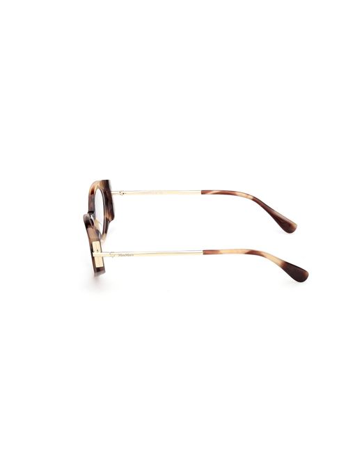 Max Mara Black Mm5204 047 Optical Frames Acetate Round Normal