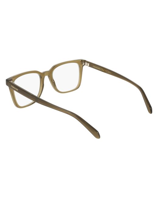 Ferragamo Black Sf3067 320 Optical Frames Acetate Squared Normal for men
