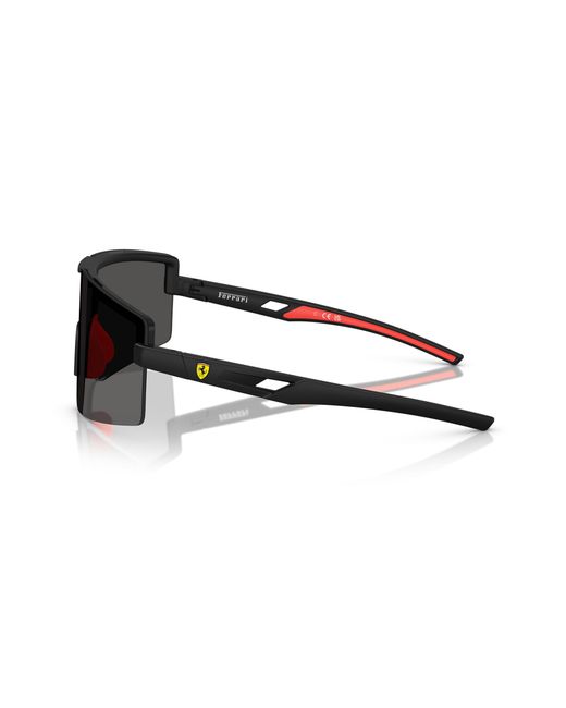 FERRARI SCUDERIA Black Fz6008U 504/87 Sunglasses Injected Squared Normal for men