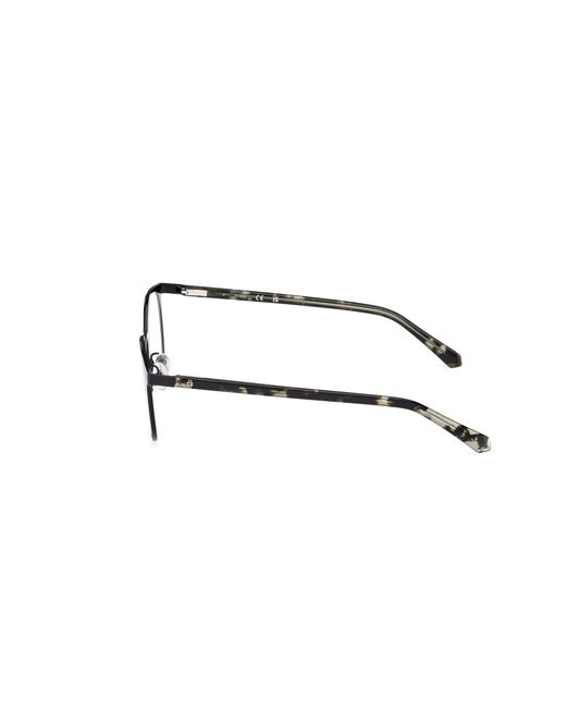 Guess Black Gu50192 002 Optical Frames Metal Round Normal for men