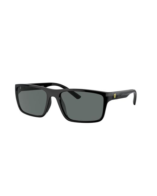 FERRARI SCUDERIA Black Fz6003U 501/81 Sunglasses Injected Squared Polarized for men