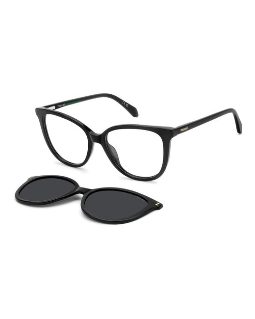 Polaroid Black Pld D605/C 807/M9 Optical Frames Acetate Butterfly Polarized