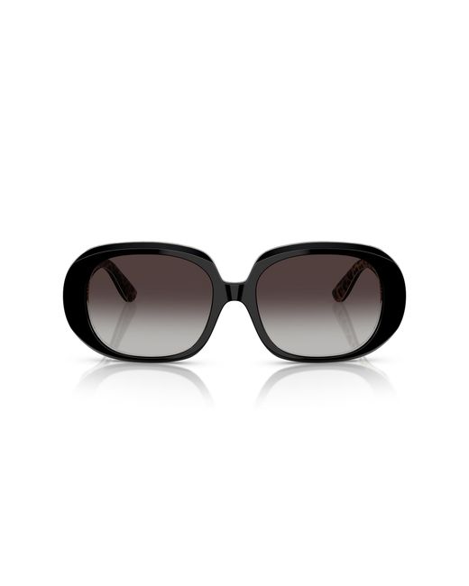 Dolce & Gabbana Black Dg4476 32998G Sunglasses Acetate Round Normal Shaded