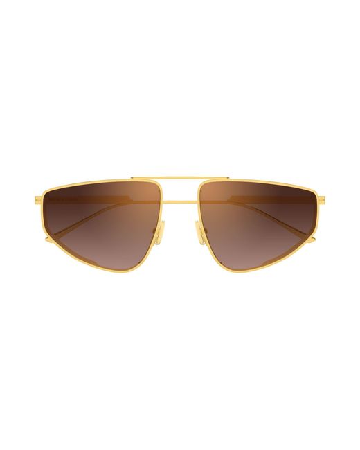 Bottega Veneta Black Bv1466S 004 Sunglasses Metal Pilot