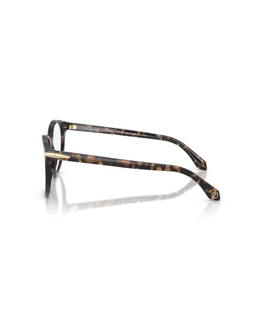 Giorgio Armani Black Ar7279 6235 Optical Frames Acetate Round Normal